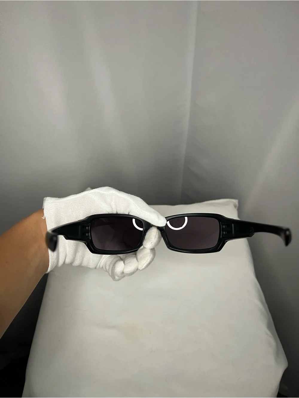 Oakley Black Frame with Dark Smoke Lenses Sport Sunglasses